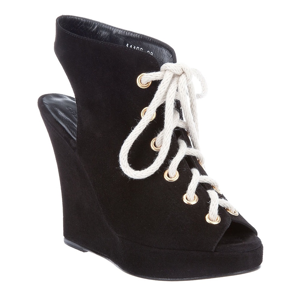 Opening Ceremony suede platform shoes sz 39
